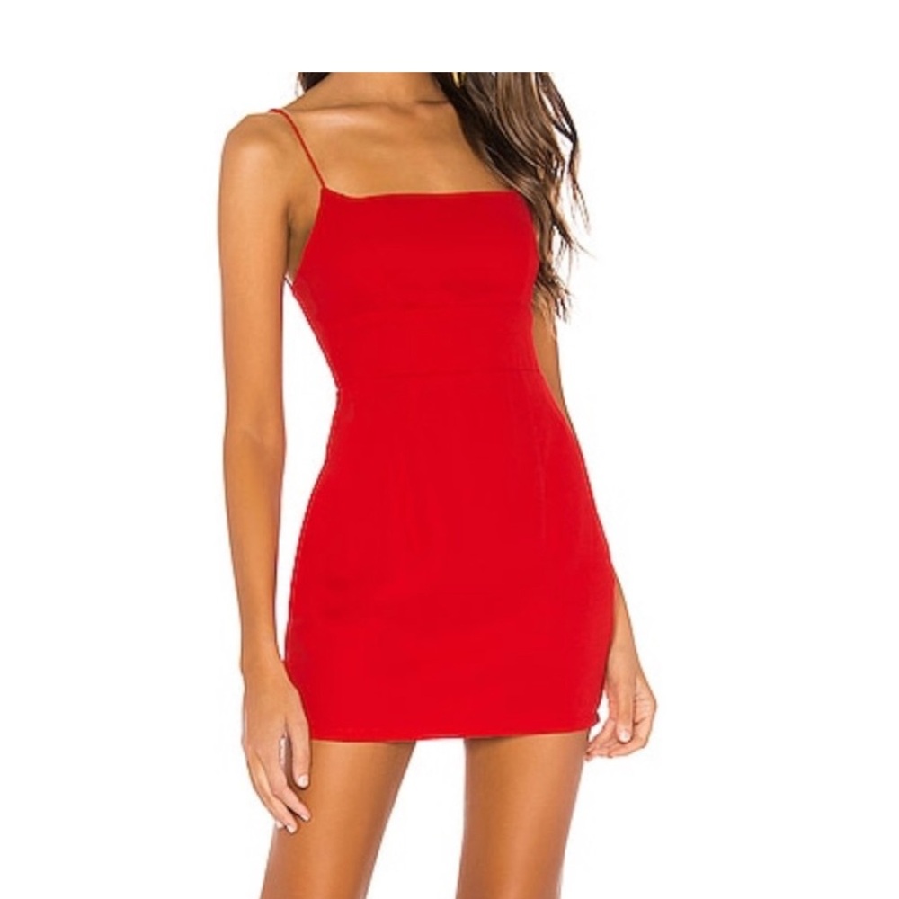 NBD Red Mini Dress